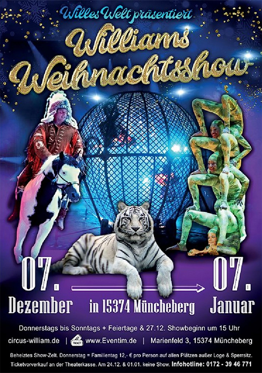 Williams Weihnachtsshow - 16.12.2023 | Termin